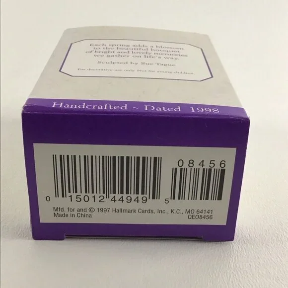 Hallmark Keepsake Ornament Bouquet Of Memories Springtime Vintage 1998 New - Picture 6 of 6